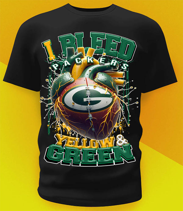 Green Bay Packers Bleed Shirt