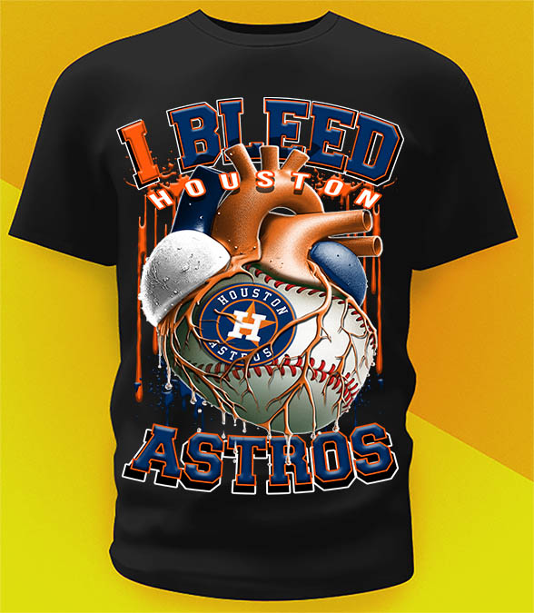 Houston Astros  Bleed Shirt