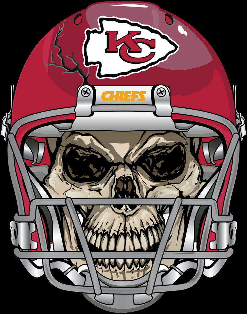 Kansas City Chiefs Circle Logo Vinyl Decal / Sticker CHOOSE SIZE 3'-12