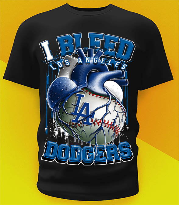 Los Angeles Dodgers Bleed Shirt