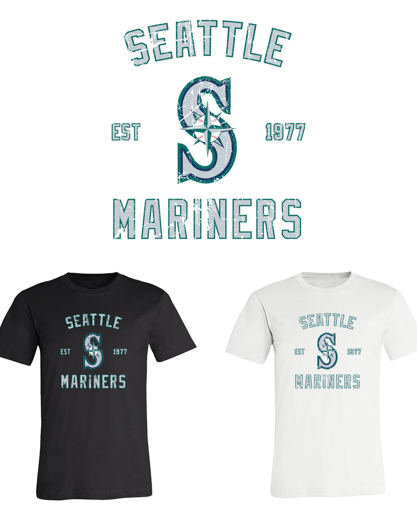 Seattle Mariners Est 1977 Crewneck T Shirt, Custom prints store