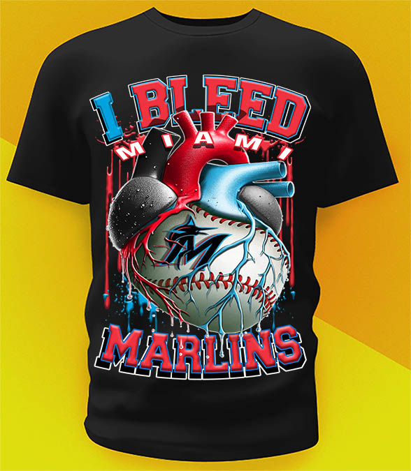 Miami Marlins Bleed Shirt