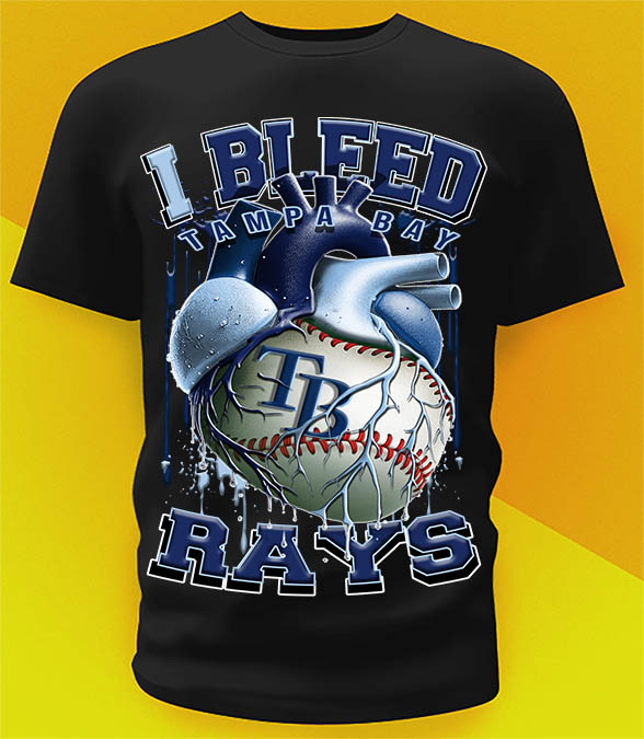 Tampa Bay Devil Rays Bleed Shirt