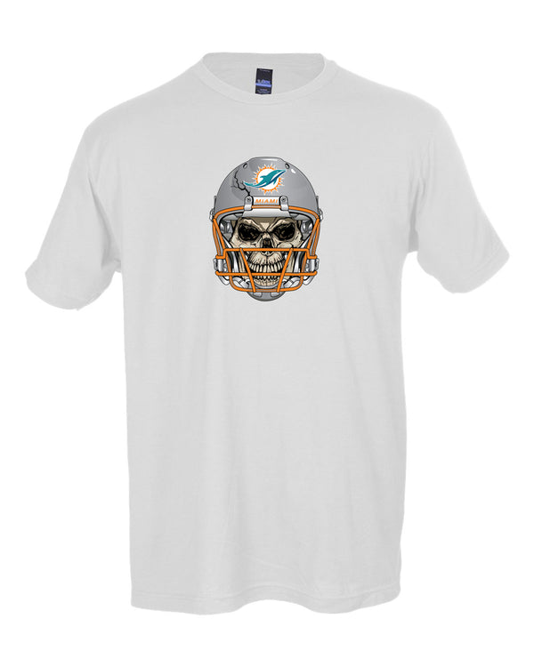 Miami Dolphins Skull Helmet Shirt