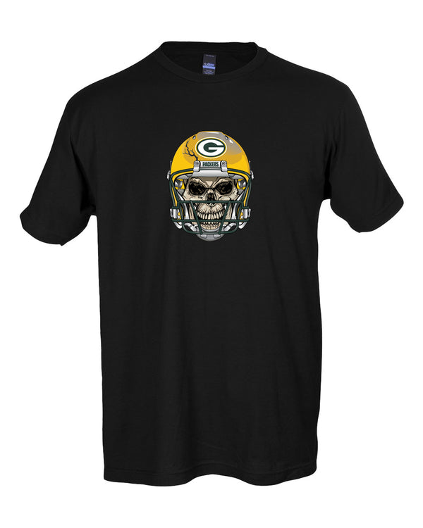 Green Bay Packers Skull Helmet Shirt