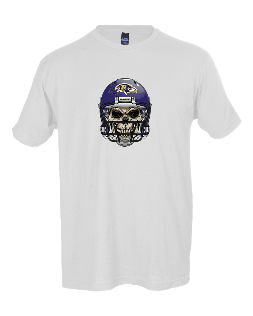 Baltimore Ravens Skull Helmet Shirt