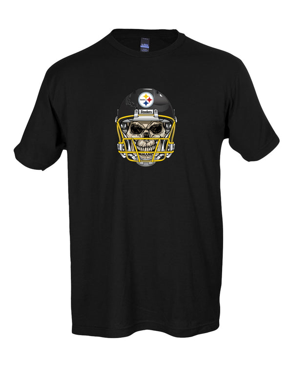 Pittsburgh Steelers Skull Helmet Shirt