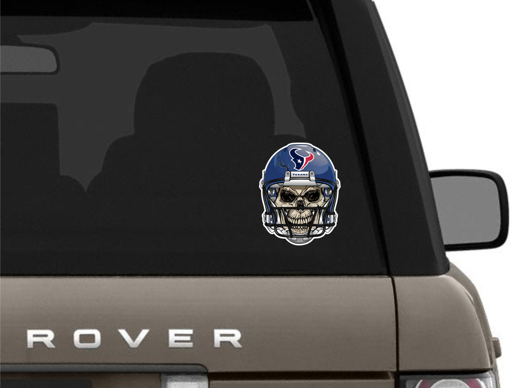 Houston Texans Skull Helmet Sticker