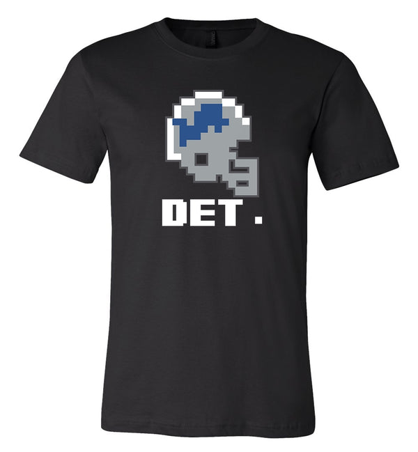 Detroit Lions old logo Retro tecmo bowl jersey shirt