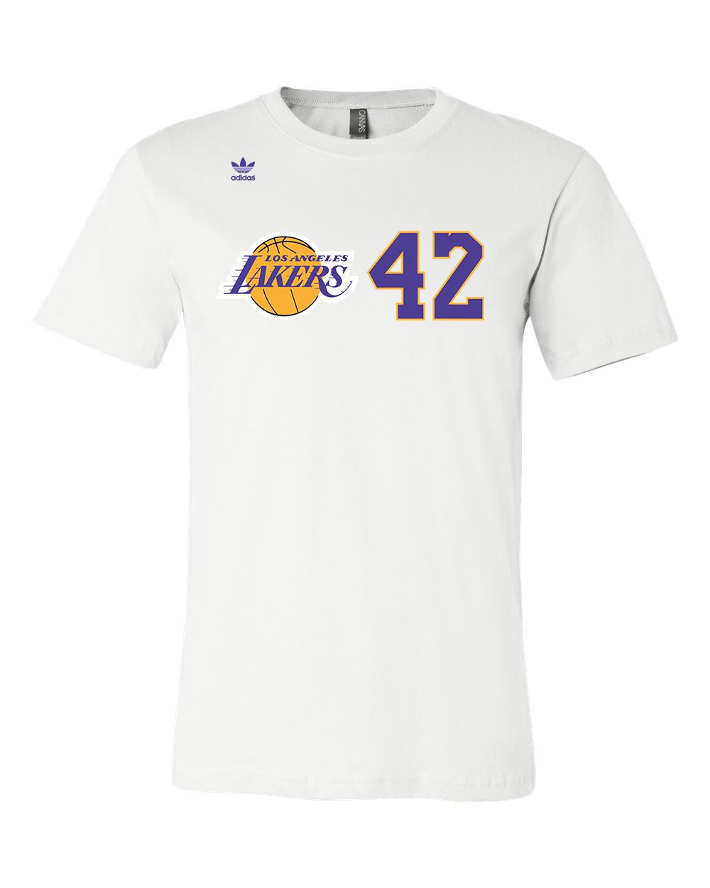 James Worthy Los Angeles Lakers Abstract Art T-Shirt by Joe