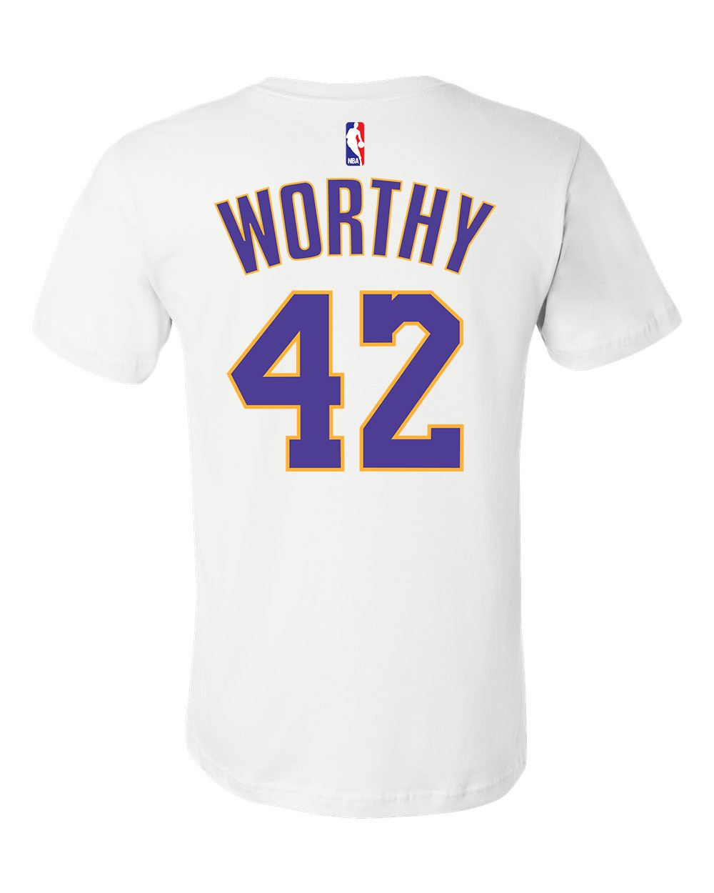 Men 42 James Worthy Jersey White Los Angeles Lakers Jersey Icon Editio –  nReBall