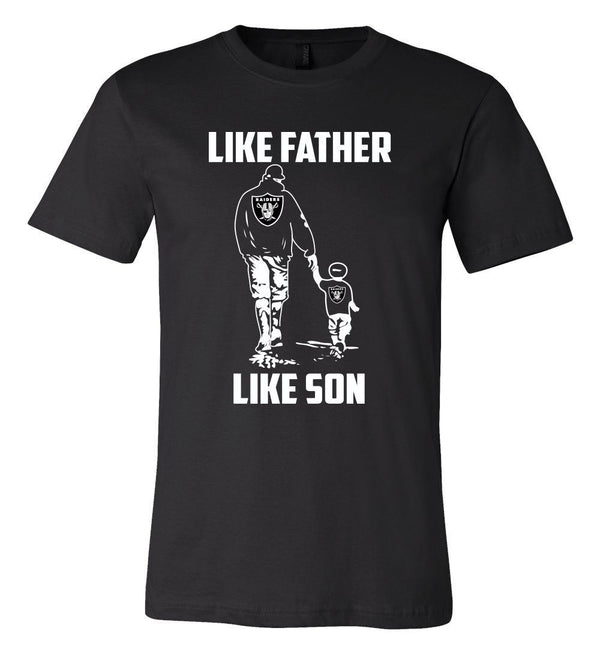 Las Vegas Raiders Like Father like Son shirt Youth sizes available!