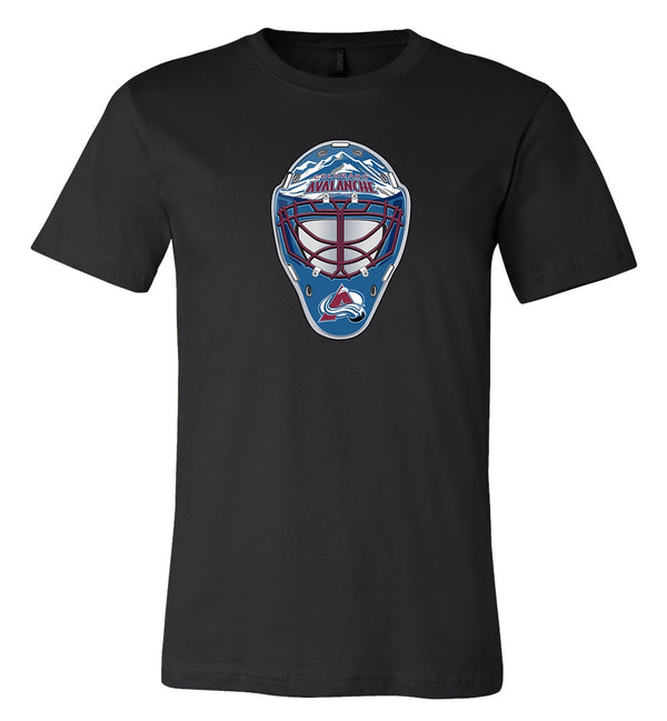 Colorado Avalanche Goalie Mask front logo Team Shirt jersey shirt