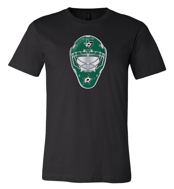 Dallas Stars Goalie Mask front logo Team Shirt jersey shirt
