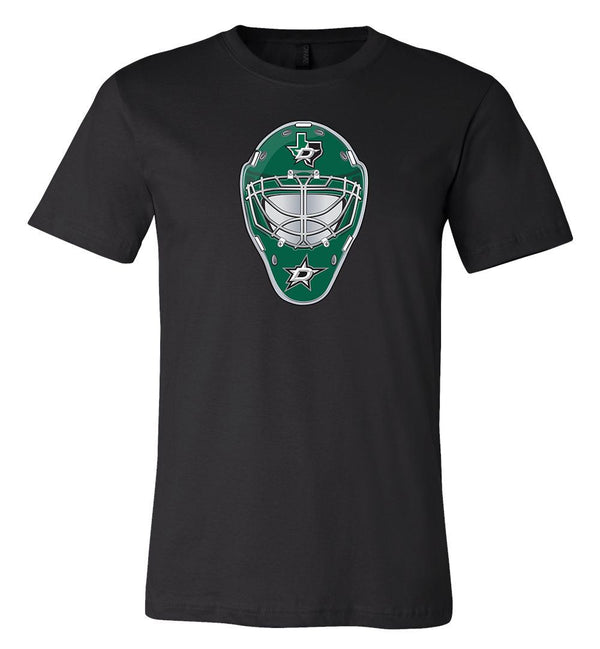 Dallas Stars Goalie Mask front logo Team Shirt jersey shirt