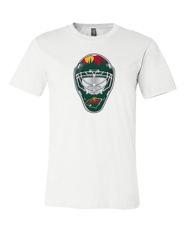 Minnesota Wild Goalie Mask front logo Team Shirt jersey shirt