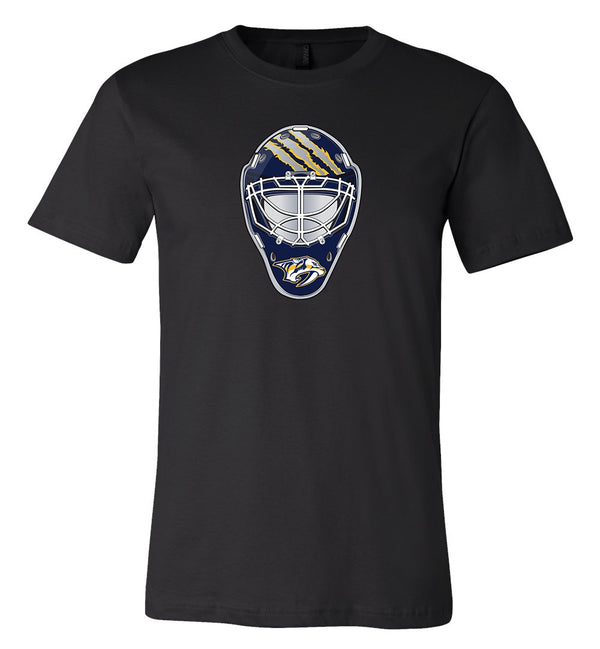 Nashville Predators Goalie Mask front logo Team Shirt jersey shirt