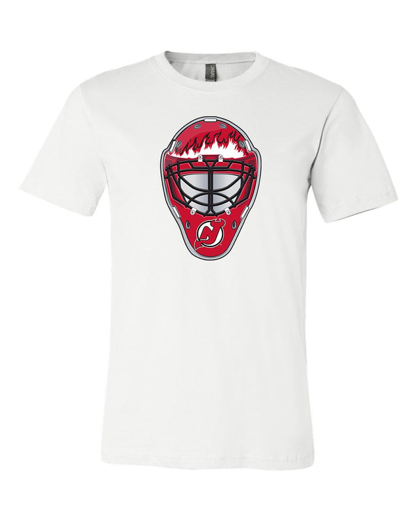 New Jersey Devils Goalie Mask front logo Team Shirt jersey shirt