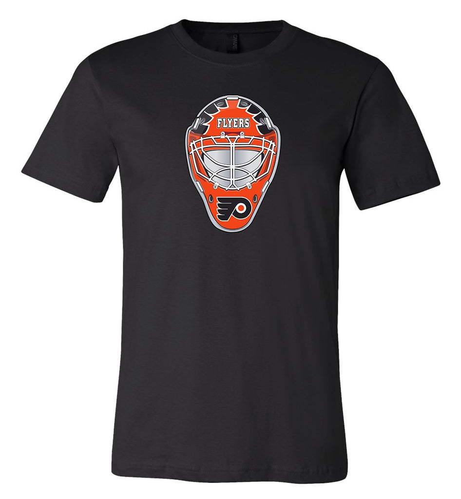 Philadelphia Flyers Goalie Mask Front Logo Team Shirt Jersey Shirt ...