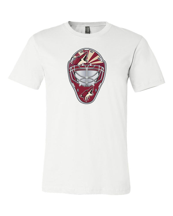 Phoenix Coyotes Goalie Mask front logo Team Shirt jersey shirt