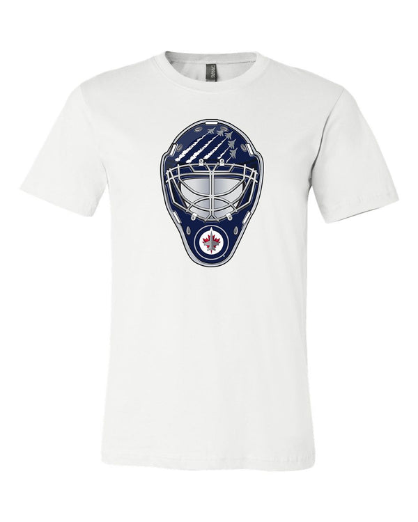 Winnipeg Jets Goalie Mask front logo Team Shirt jersey shirt