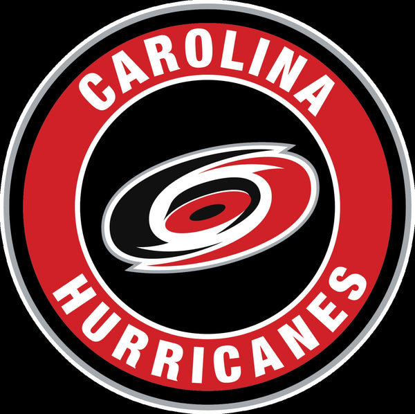 Carolina Hurricanes Circle Logo Vinyl Decal / Sticker 5 Sizes!!!