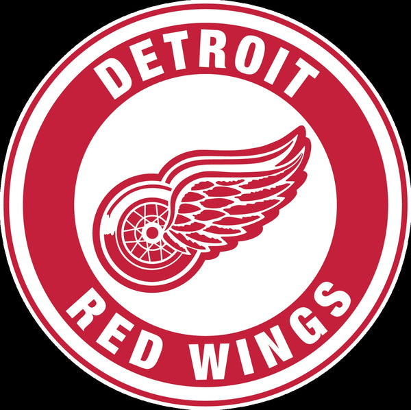 Detroit Red Wings Circle Logo Vinyl Decal / Sticker 5 Sizes!!!