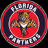 Florida Panthers Circle Logo Vinyl Decal / Sticker 5 Sizes!!!
