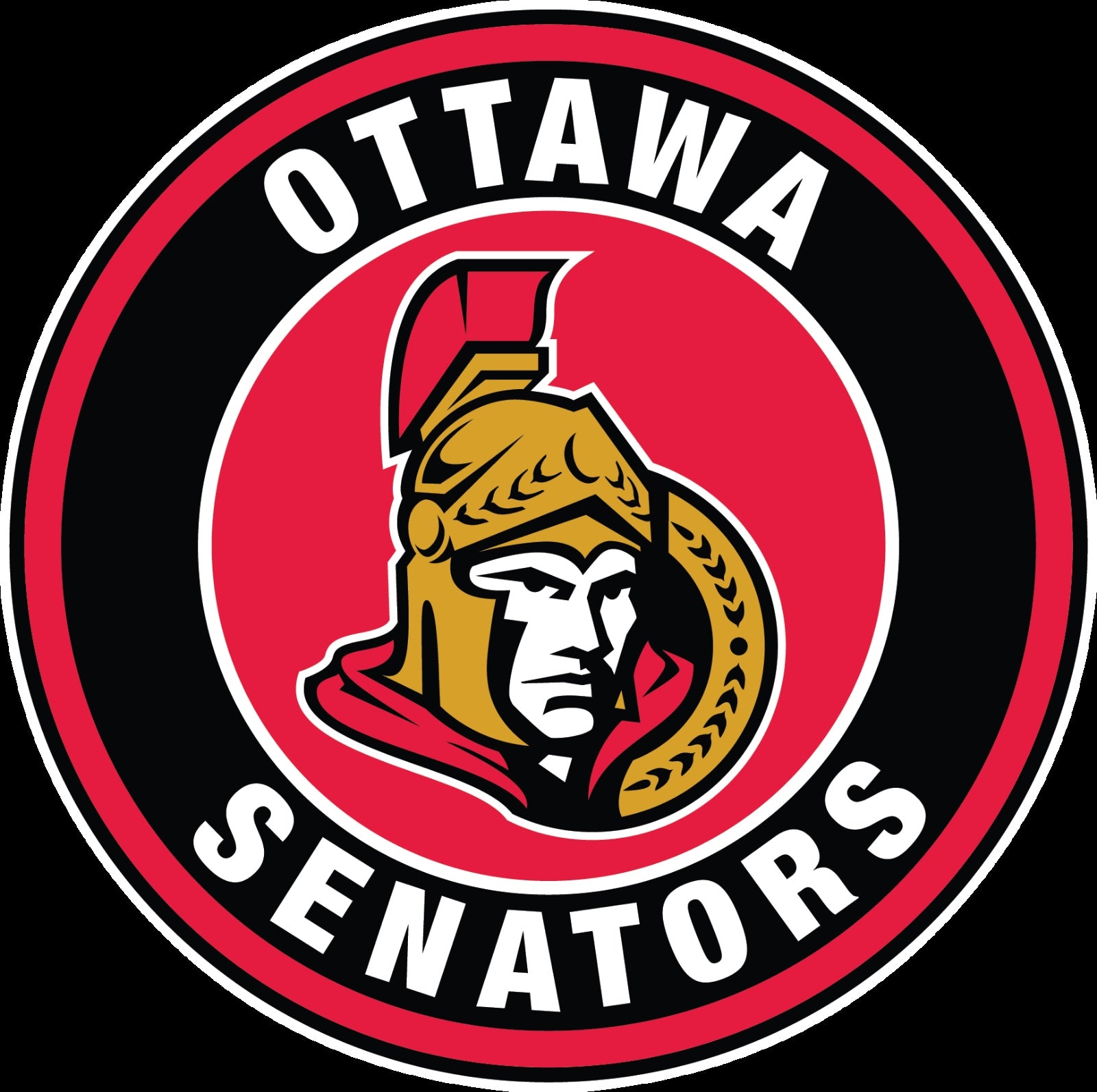 Ottawa Senators: 2022 Logo Mini Cardstock Cutout - Officially