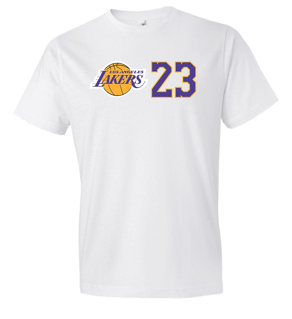 NEW Los Angeles Lakers Lebron James Jersey #23 Black White Purple Yellow