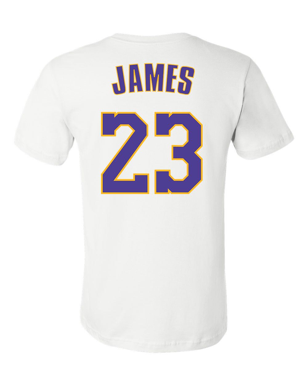 LeBron James #23 Los Angeles Lakers Black Jersey T-Shirt
