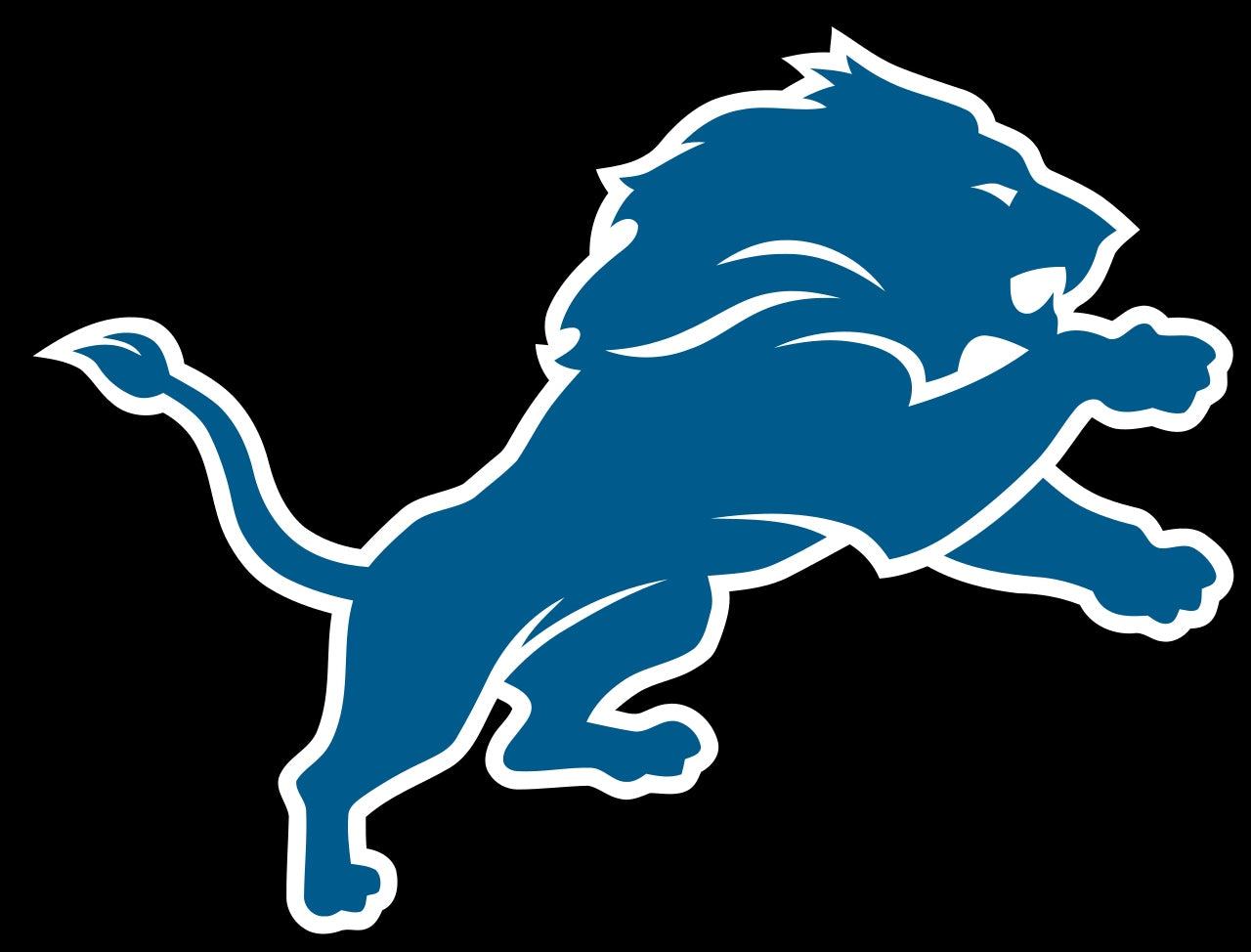 Detroit Lions Alternate Future logo Vinyl Decal / Sticker 5 sizes!!