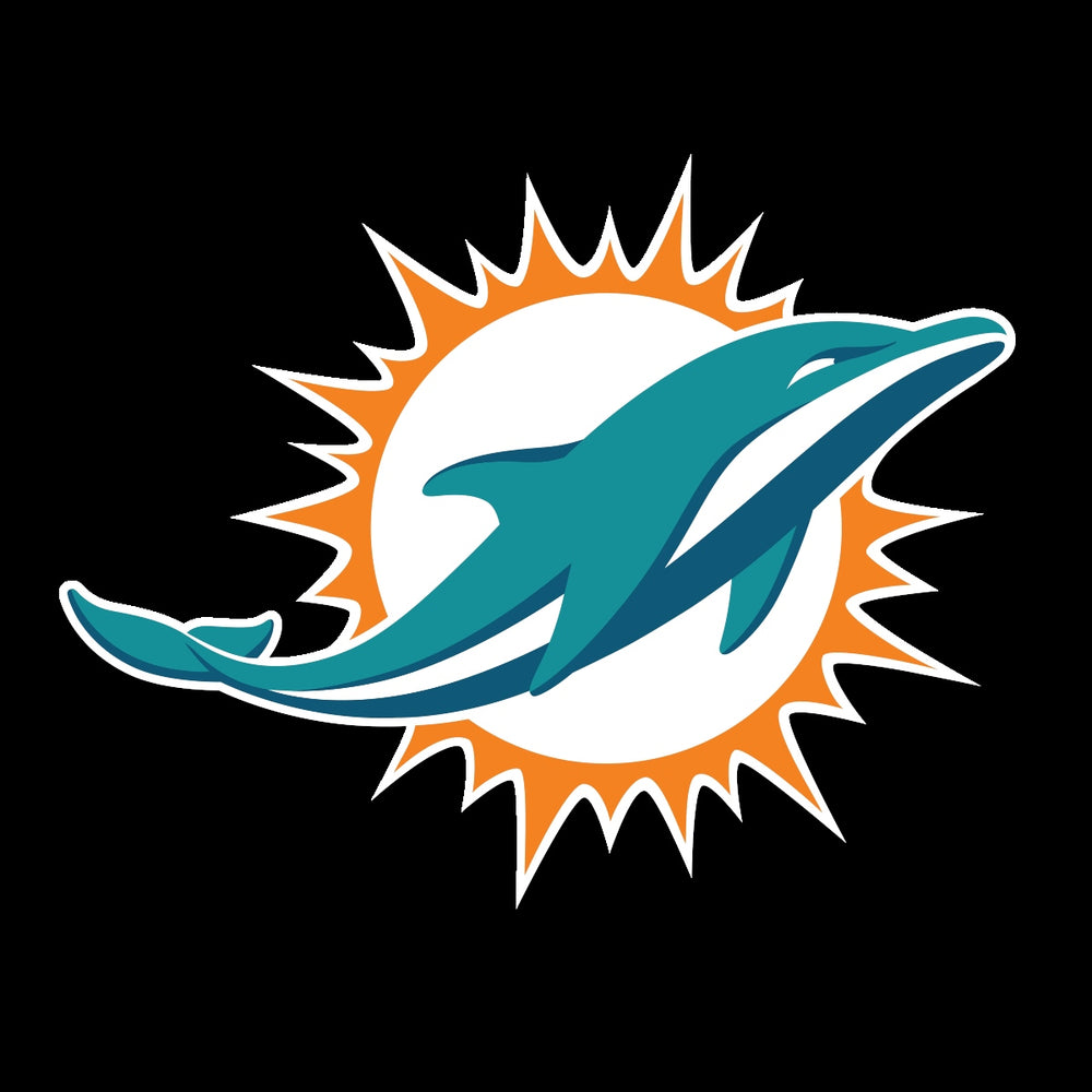 Miami Dolphins NFL Round Decal