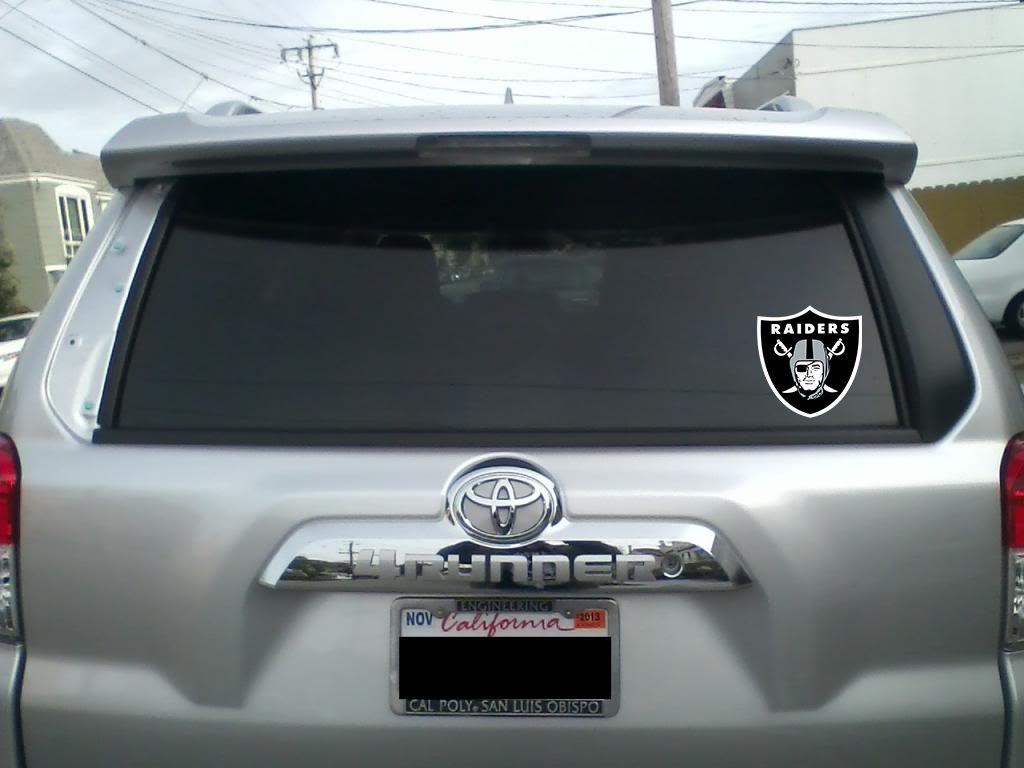 Las Vegas Raiders Vinyl Sticker Decal 12 Different Size Car Windows NFL  football
