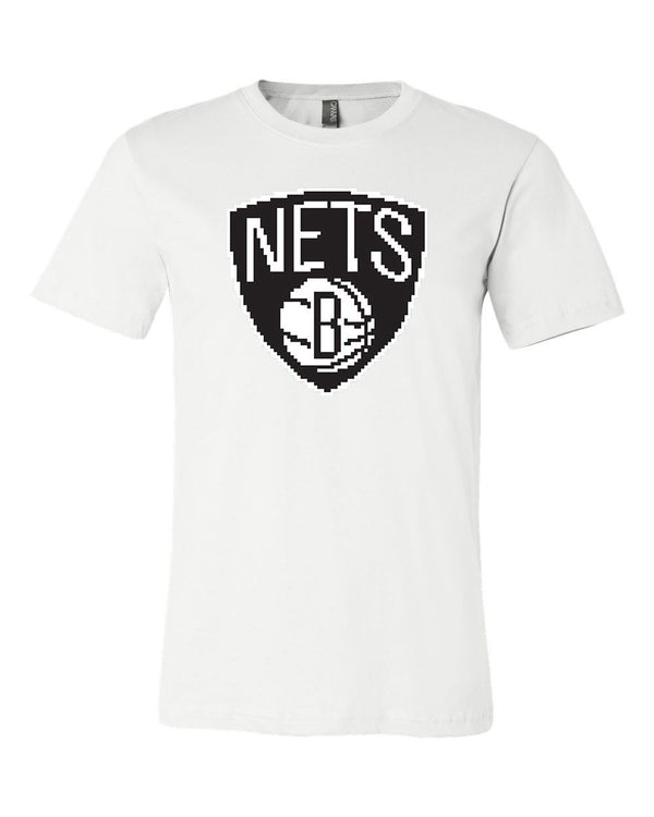 Brooklyn Nets 8 bit retro tecmo logo T shirt