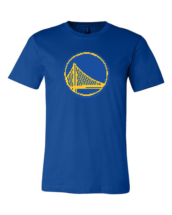Golden State Warriors 8 bit retro tecmo logo T shirt