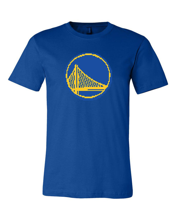 Golden State Warriors 8 bit retro tecmo logo T shirt