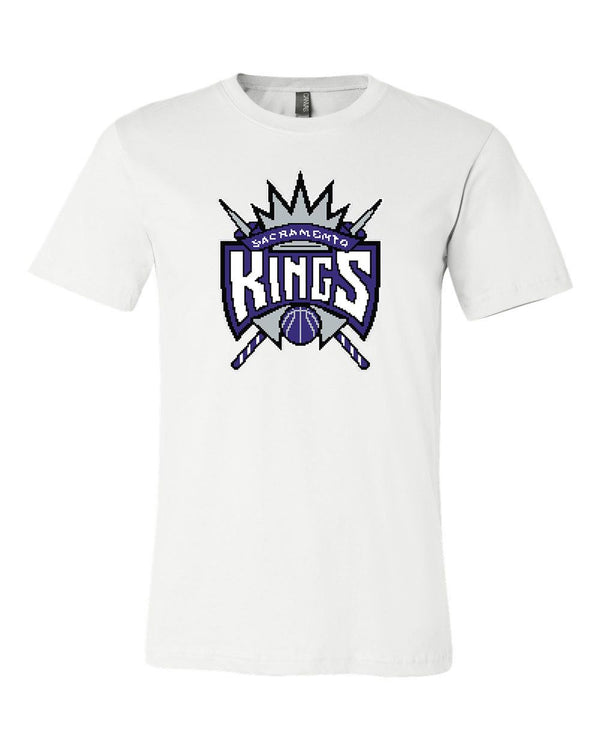 Sacramento Kings 8 bit retro tecmo logo T shirt