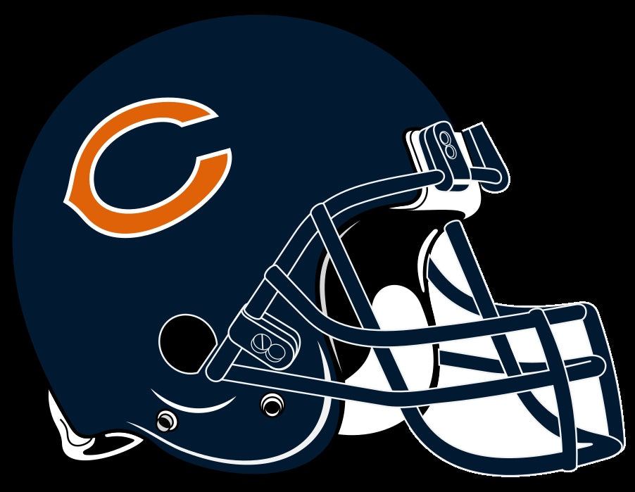 CHICAGO BEARS HELMET Vinyl Decal / Sticker ** 5 Sizes **