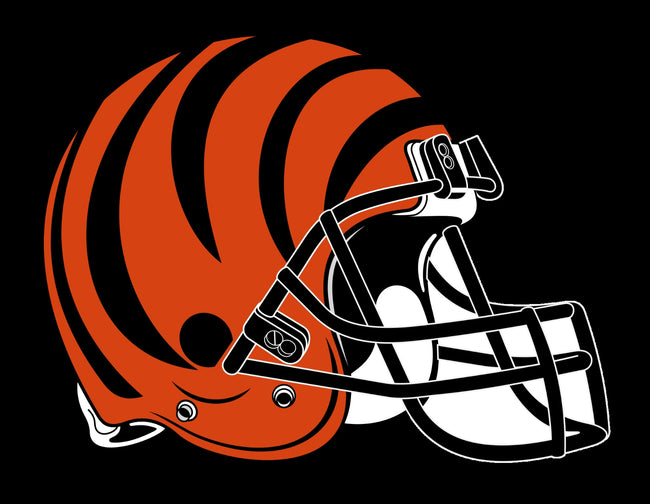 Cincinnati Bengals Skull Helmet Sticker