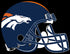 Denver Broncos  Helmet Sticker Vinyl Decal / Sticker 5 sizes!!