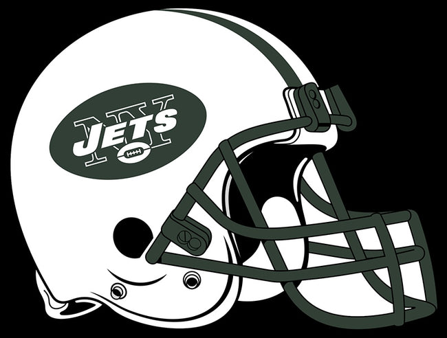 New York Jets Football Helmet Precision Cut Decal