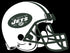 New York Jets Helmet Sticker Vinyl Decal / Sticker 5 sizes!!
