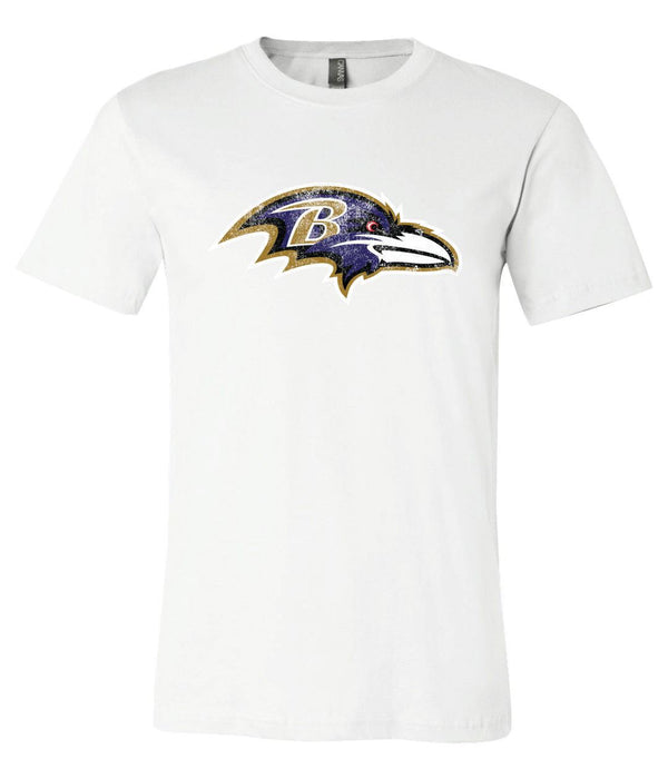 Baltimore Ravens Distressed Vintage logo  shirt