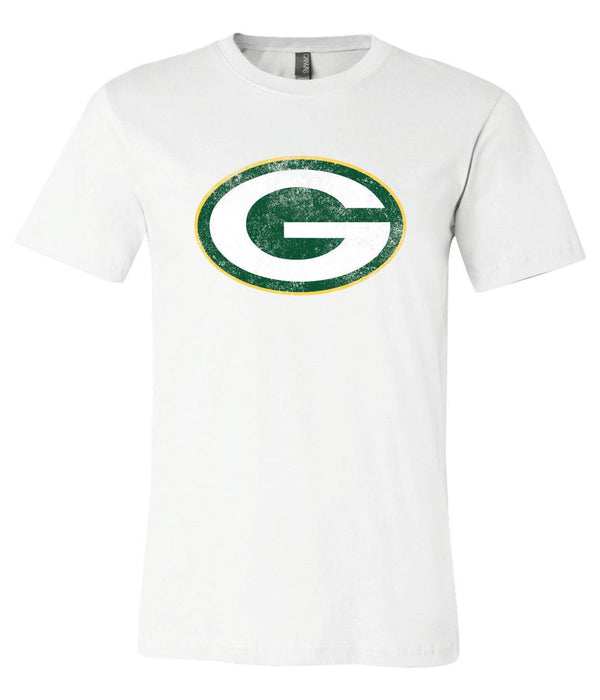 Green Bay Packers Distressed Vintage logo  shirt