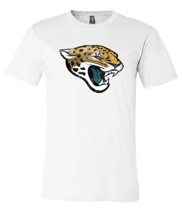 Jacksonville Jaguars Distressed Vintage logo  shirt