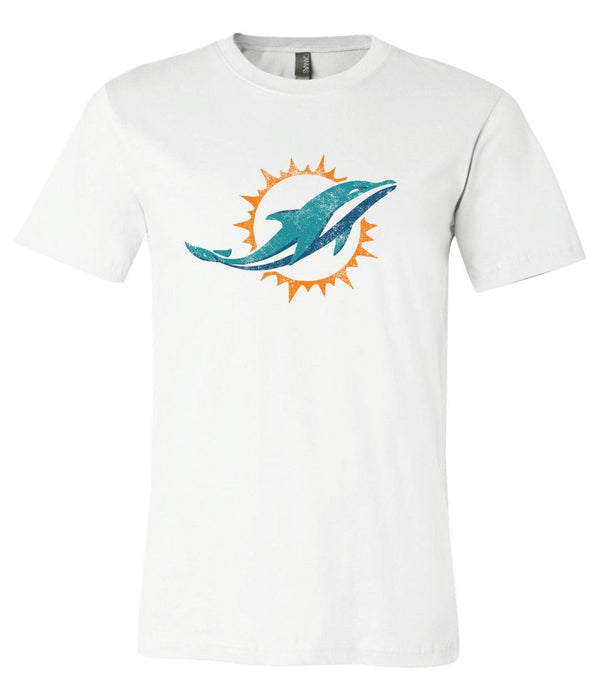 Miami Dolphins Distressed Vintage logo  shirt