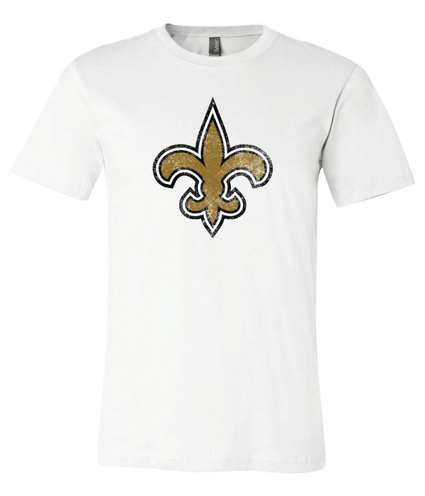 New Orleans Saints Distressed Vintage logo  shirt