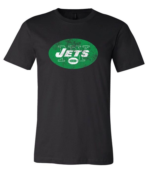 New York Jets Distressed Vintage logo  shirt