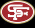 San Francisco 49ers Alternate Future logo Vinyl Decal / Sticker 5 sizes!!